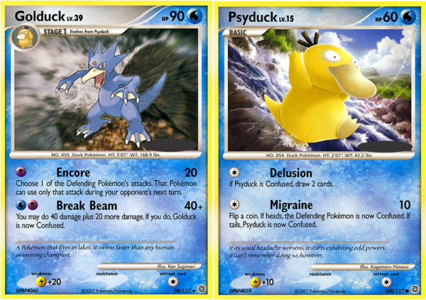 Combo Diamante e Pérola: Golduck