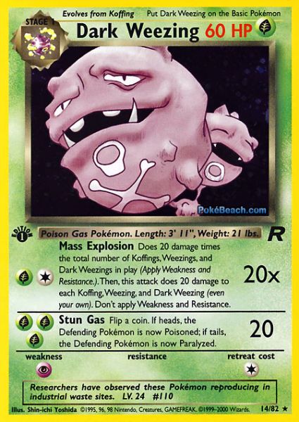 Dark Weezing Holo